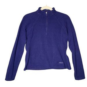 Vintage Patagonia Women's Capaline Fleece Purple Half Zip Pull Over S